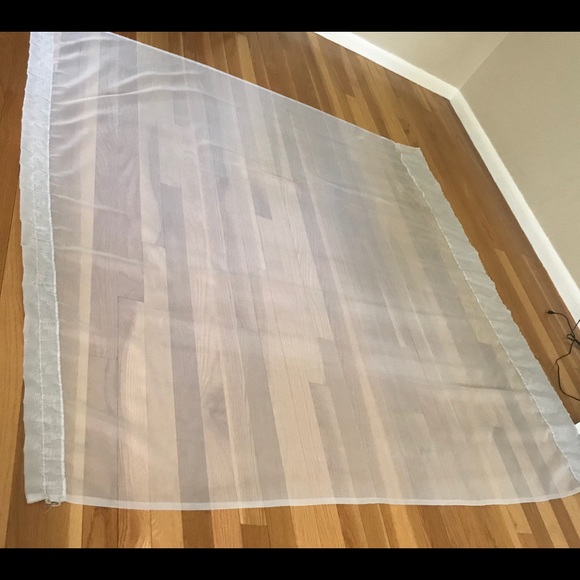 63” Seafoam Sheer Rod-Pocket Panel - Picture 4 of 6